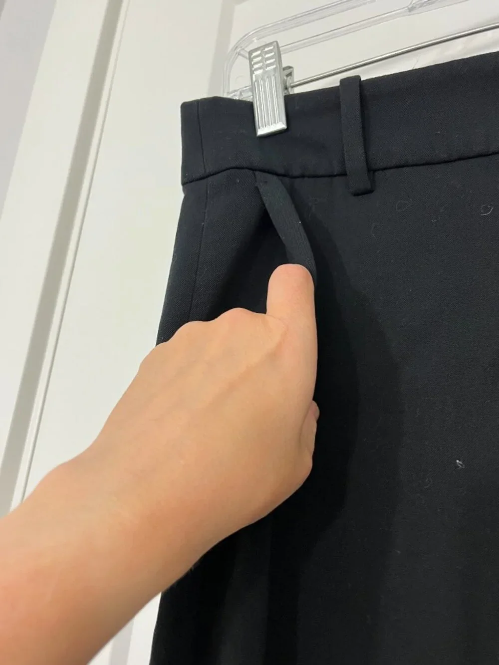 J.Crew Size 8 Black Tailored Ankle Trousers